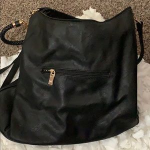 Black leather women’s purse